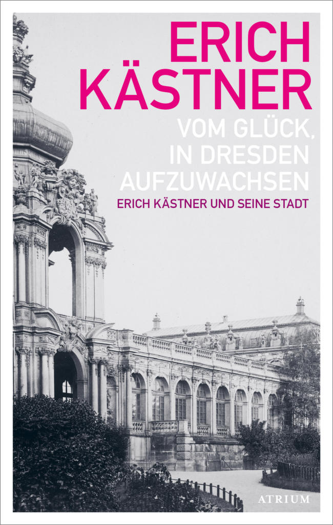 Cover des Buches, Schwarzweiß-Fotografie des Dresdner Zwinger