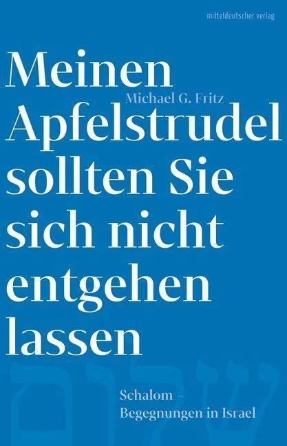 Buch Cover, weiße Schrift auf blauem HIntergrund