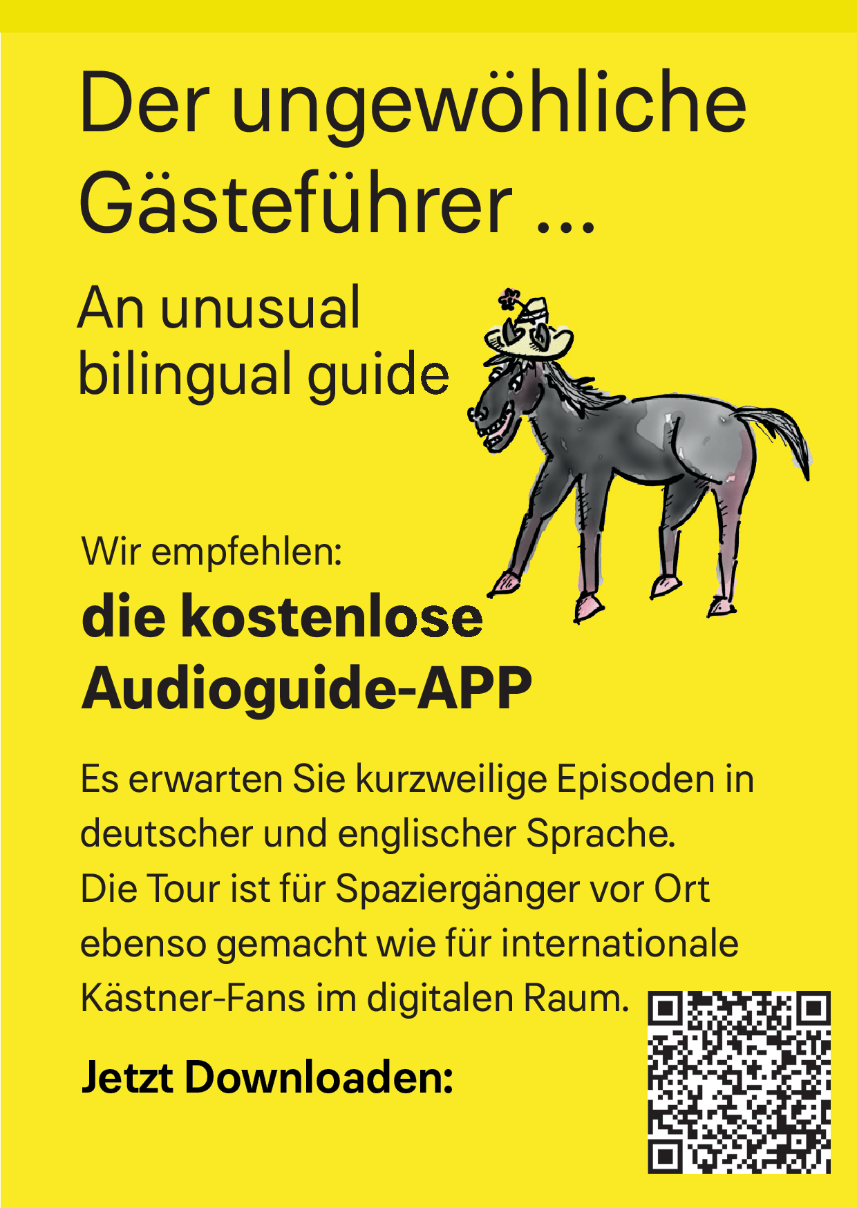 Flyer des Audioguides