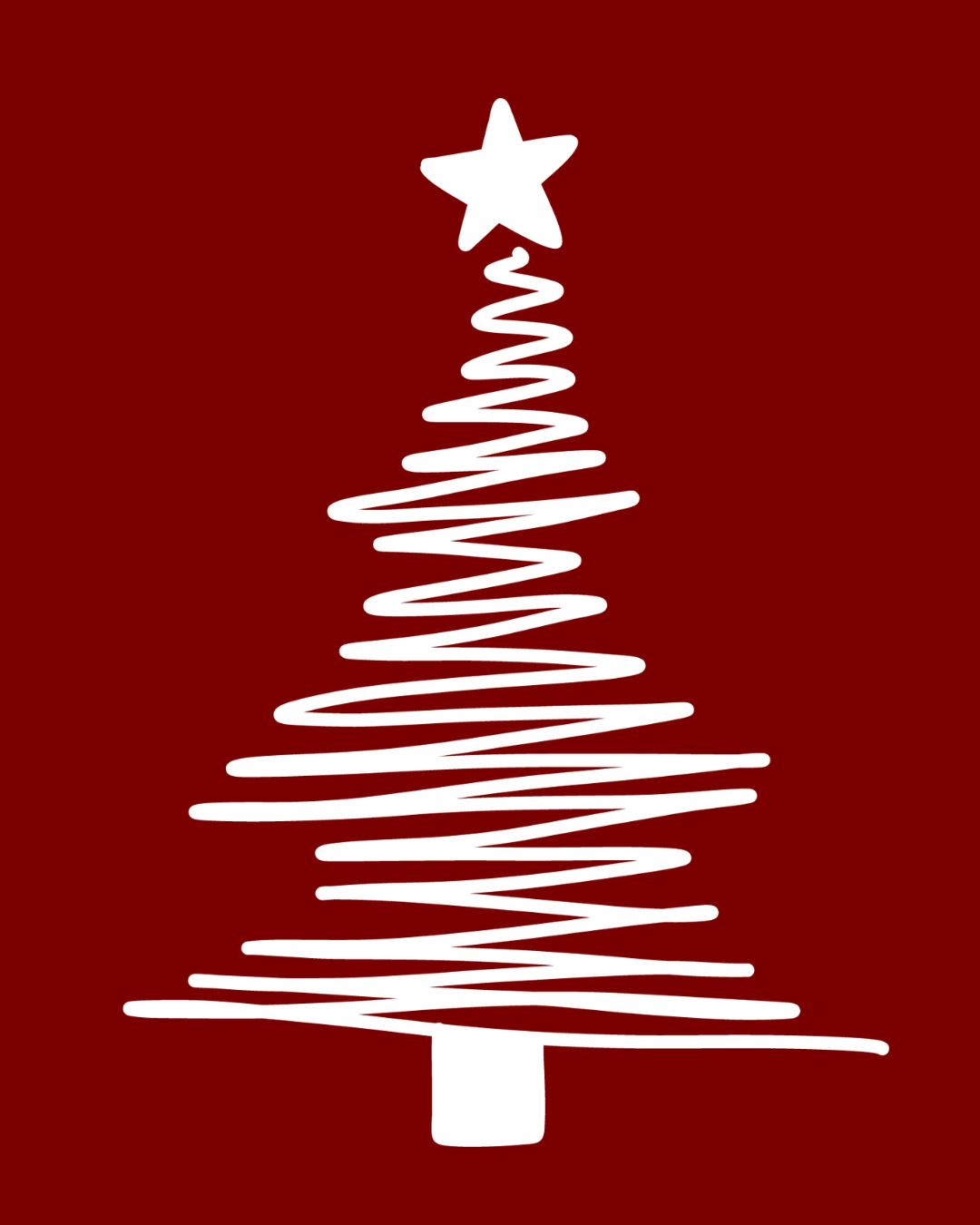 Bild mit Weihnachtsbaum