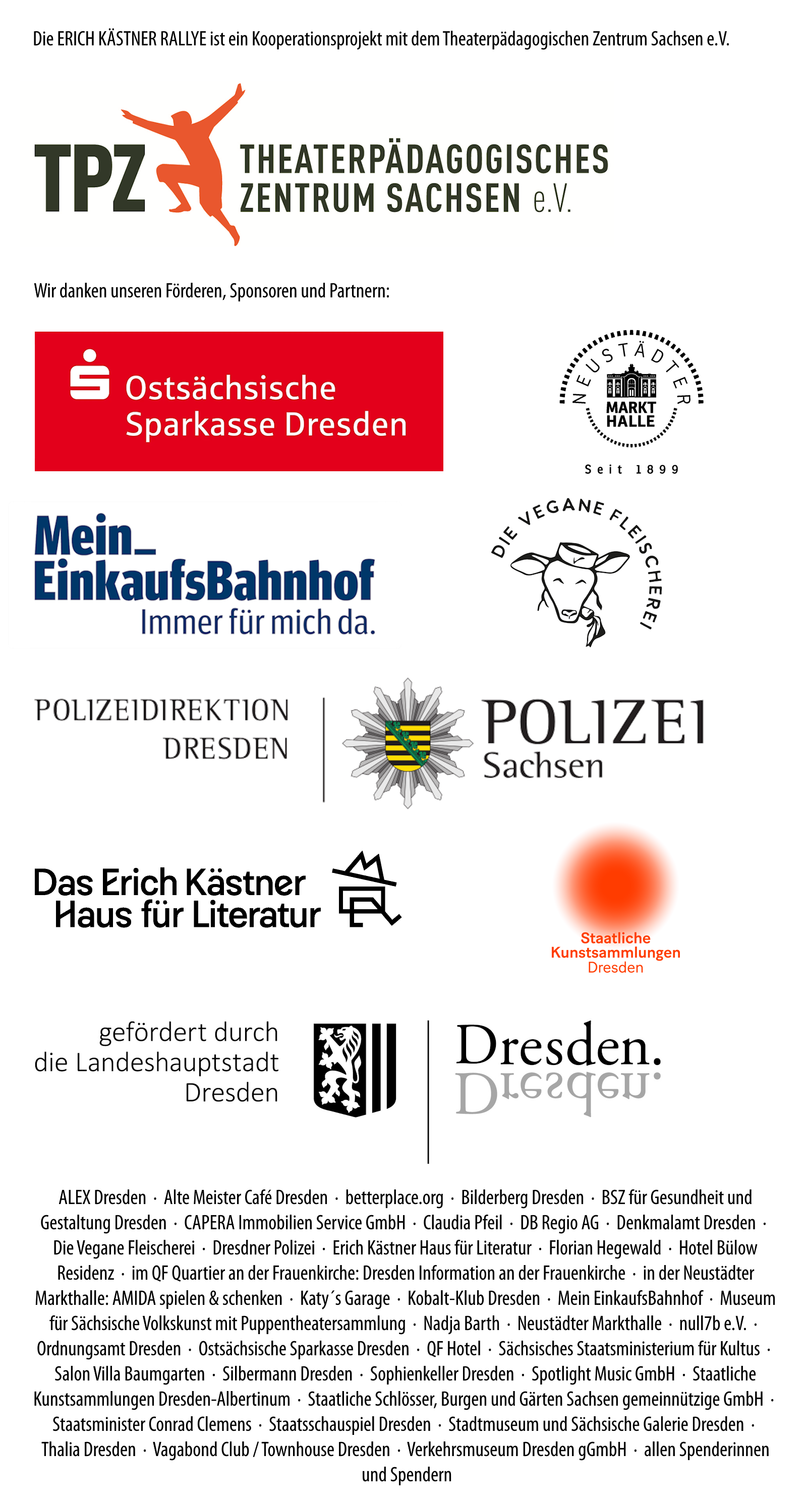 Förderer, Sponsoren und Partner