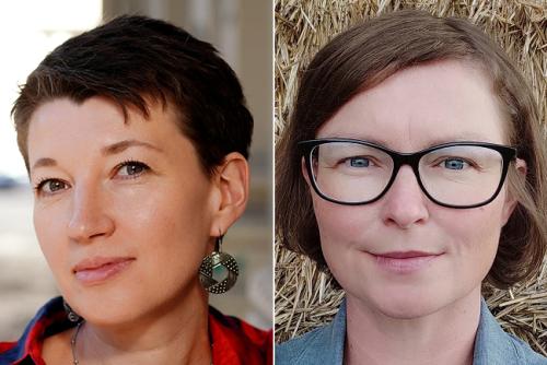 Fotos der Autorin und der Übersetzerin