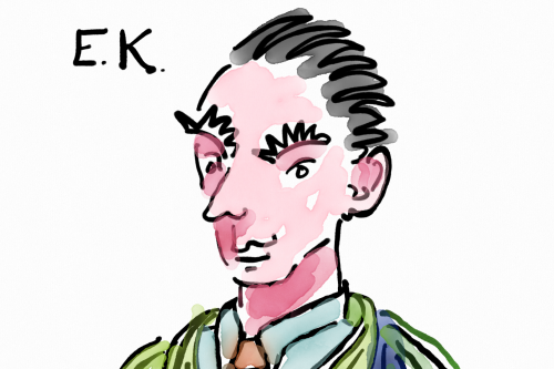 Zeichnung von Erich Kästner
