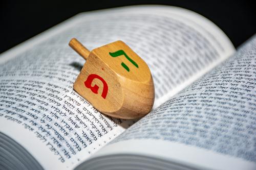 Foto mit einer Torah