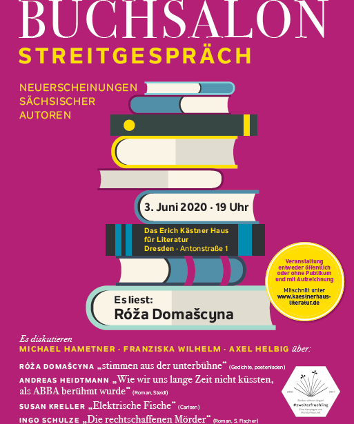 Plakat zum Buchsalon