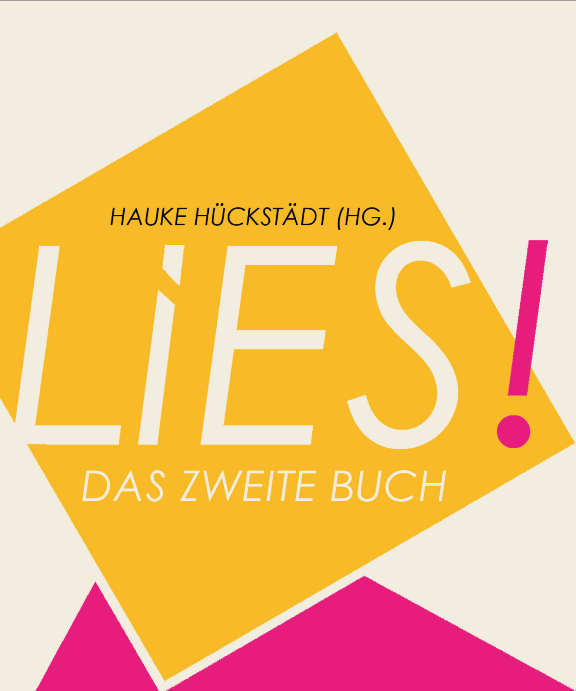 Buchcover „LiES! Das zweite Buch. Literatur in Einfacher Sprache“